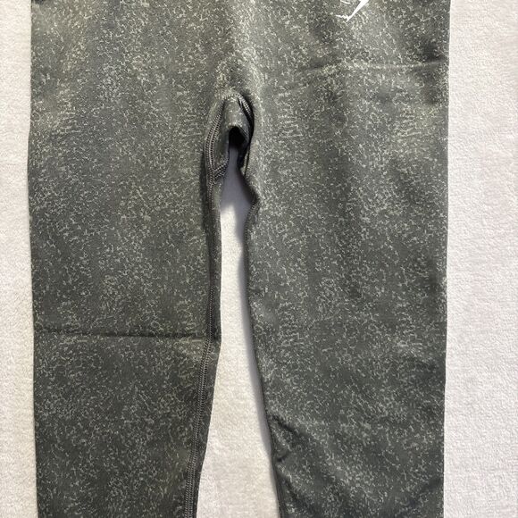 Gymshark Adapt Fleck Seamless Compression Leggings Olive Green Women's Size XS? - Picture 4 of 11